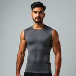 GYM Screen full sleevless dry fit inner skin tshirt