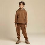 Boys Fall Winter Clothing Hoodie And Pant 2 Pcs Set