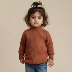 Fall Winter Toddlers Crew Neck Pullover Sweater